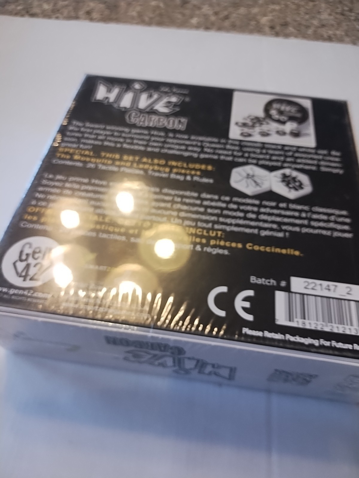 Hive Carbon Board Game Gen42 Games Complete Great Condition ABUGames Collectible