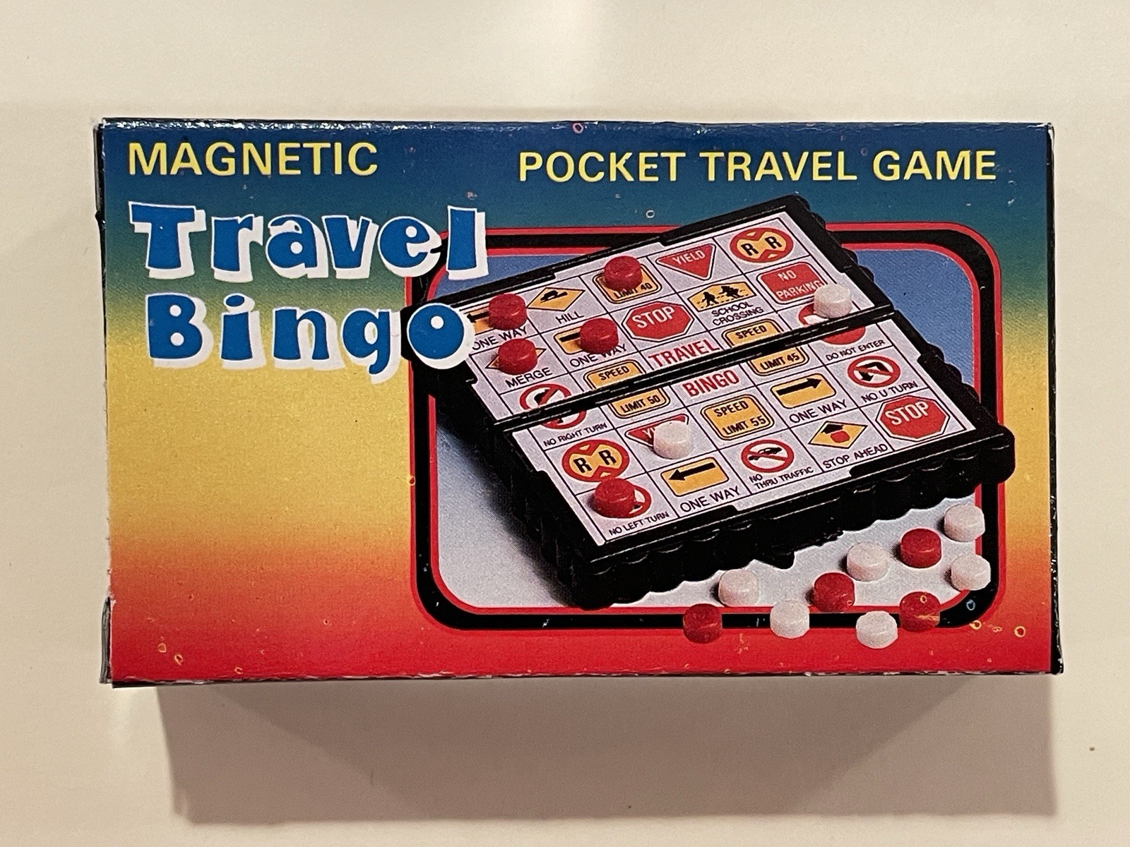 Vintage Mini Magnetic Travel Game Travel Bingo Theme Pocket Game