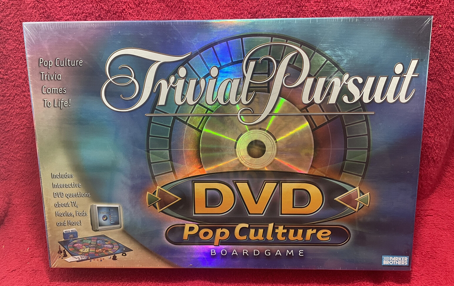Trivial Pursuit DVD Pop Culture Board Game Trivia Movie TV Music 2003 New Sealed