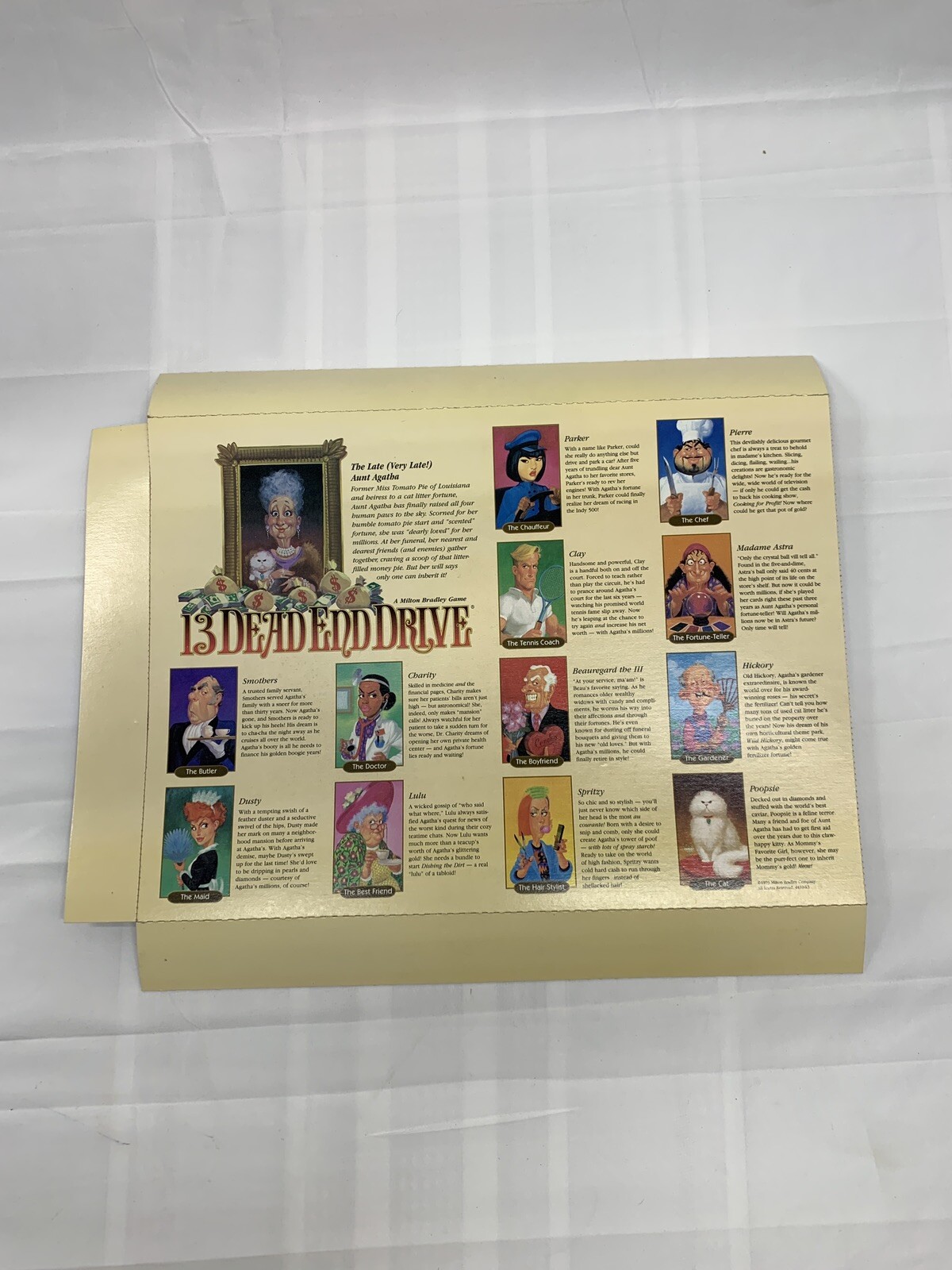 13 Dead End Drive – Game Board, Insert & Game Box Only! – Replacement Parts