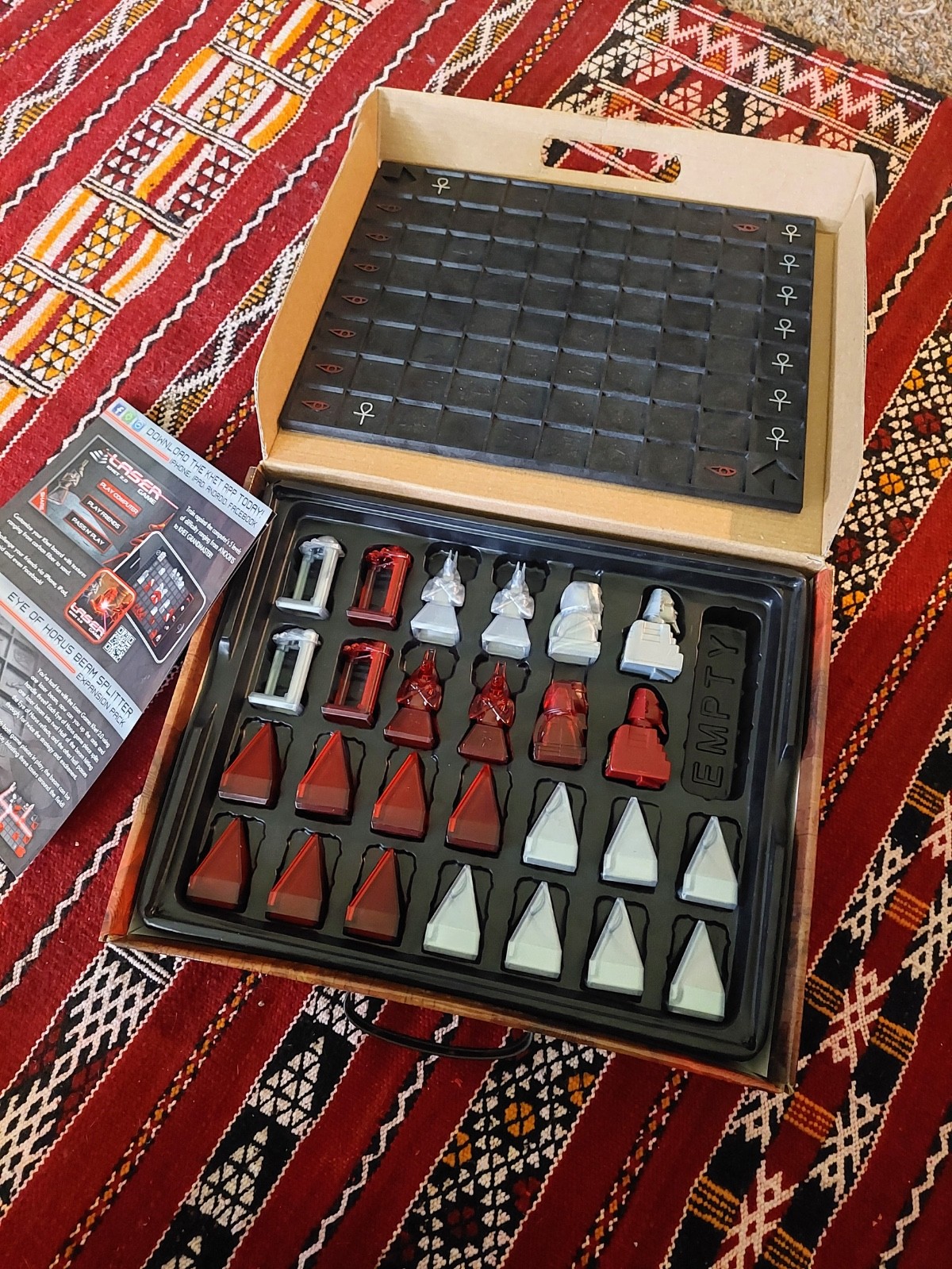 Khet 2.0 LASER BOARD GAME Mensa Select ~ Complete & Tested! Award-Winning