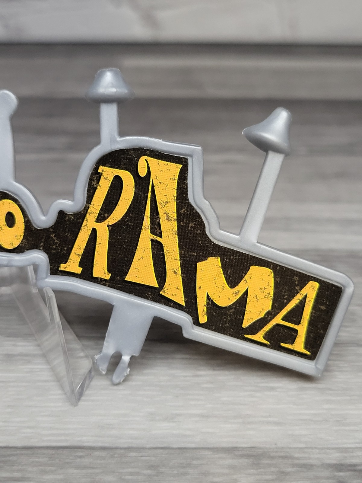 Disney Pixar Cars Maters Rollin Bowlin Game Bowling BOWL O RAMA Replacement Sign