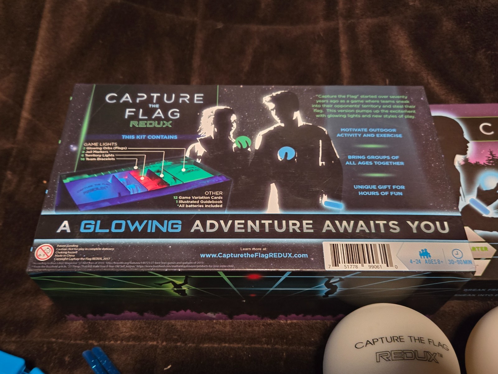 Capture the Flag REDUX Outdoor Game Glow in the Dark Summer Starlux-COMPLETE