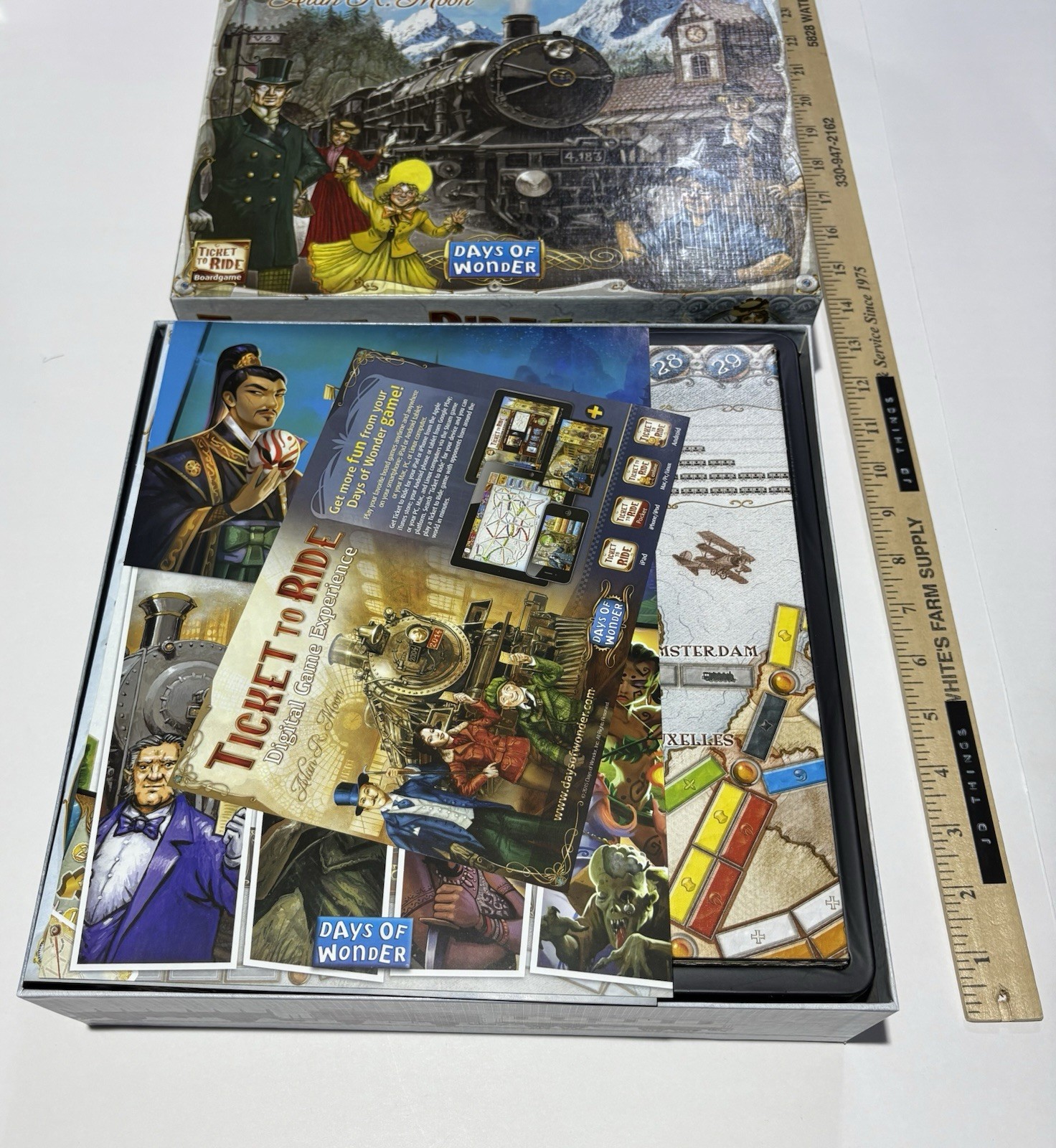 Ticket To Ride Europe Board Game EUC, Complete by Days Of Wonder