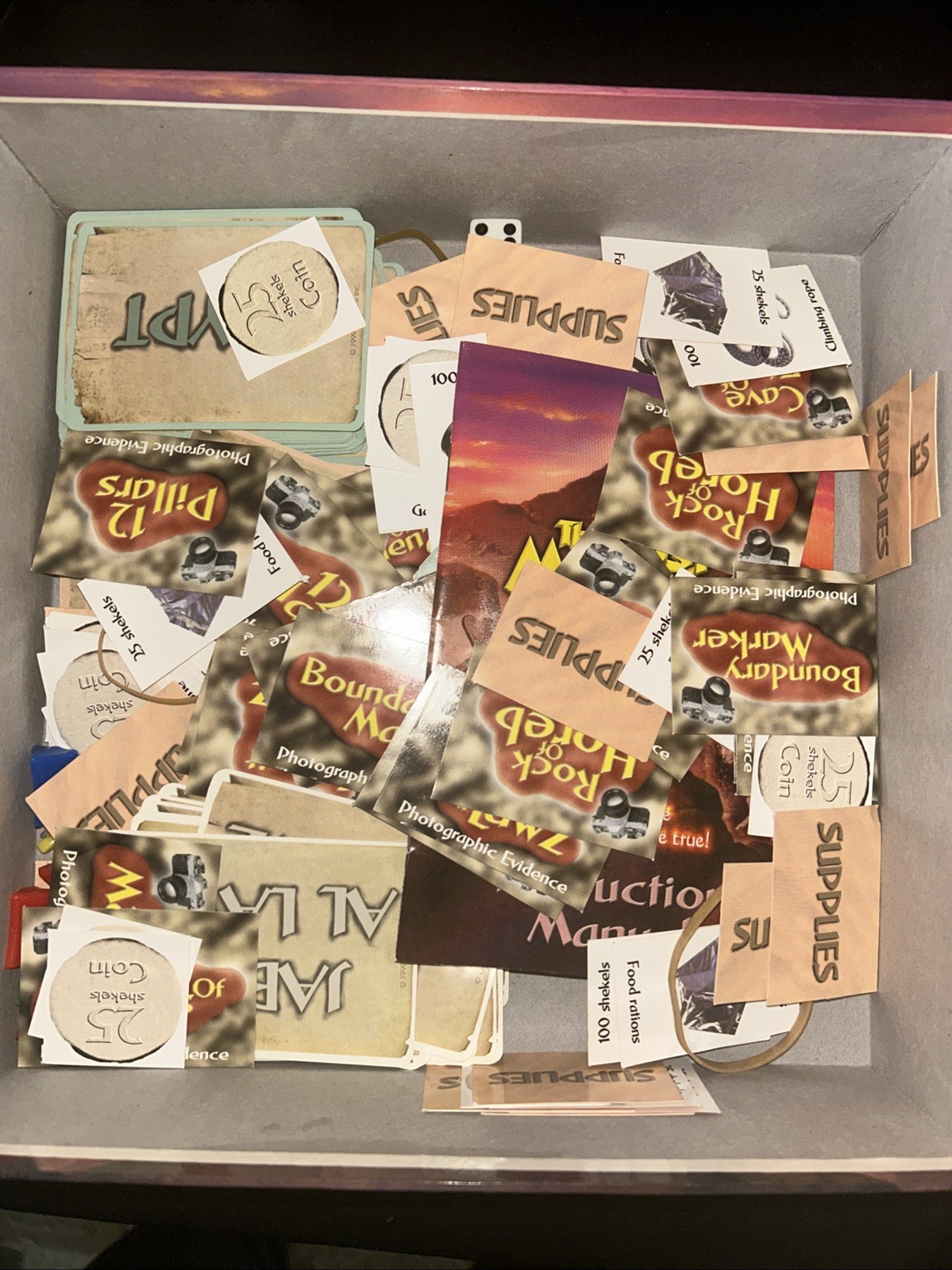 Tommy Nelson The Lost Mountain of God Biblical Adventure Board Game Complete!!