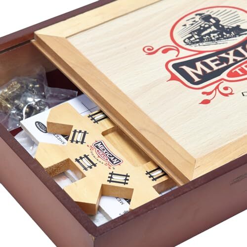 Mexican Train Dominoes Family Game Engaging Fun for 2 to 8 Players Ages 8 Up