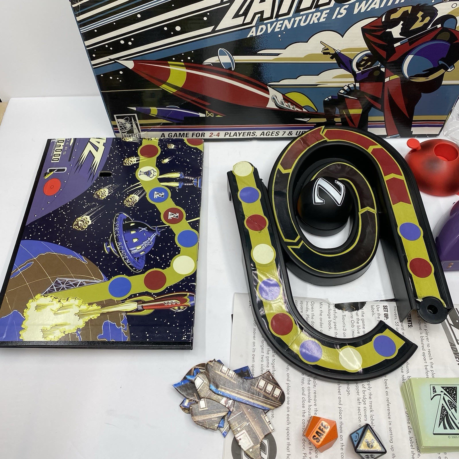 Zathura Game Pressman (2005) – Replacement Pieces Parts Lot – Incomplete