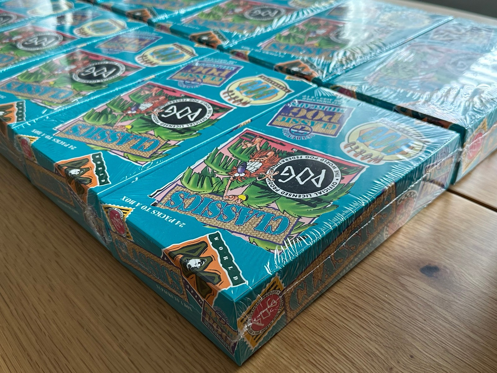 WPF POG Classics Master Case – 12 Boxes / 288 Packs – Vintage 1990s