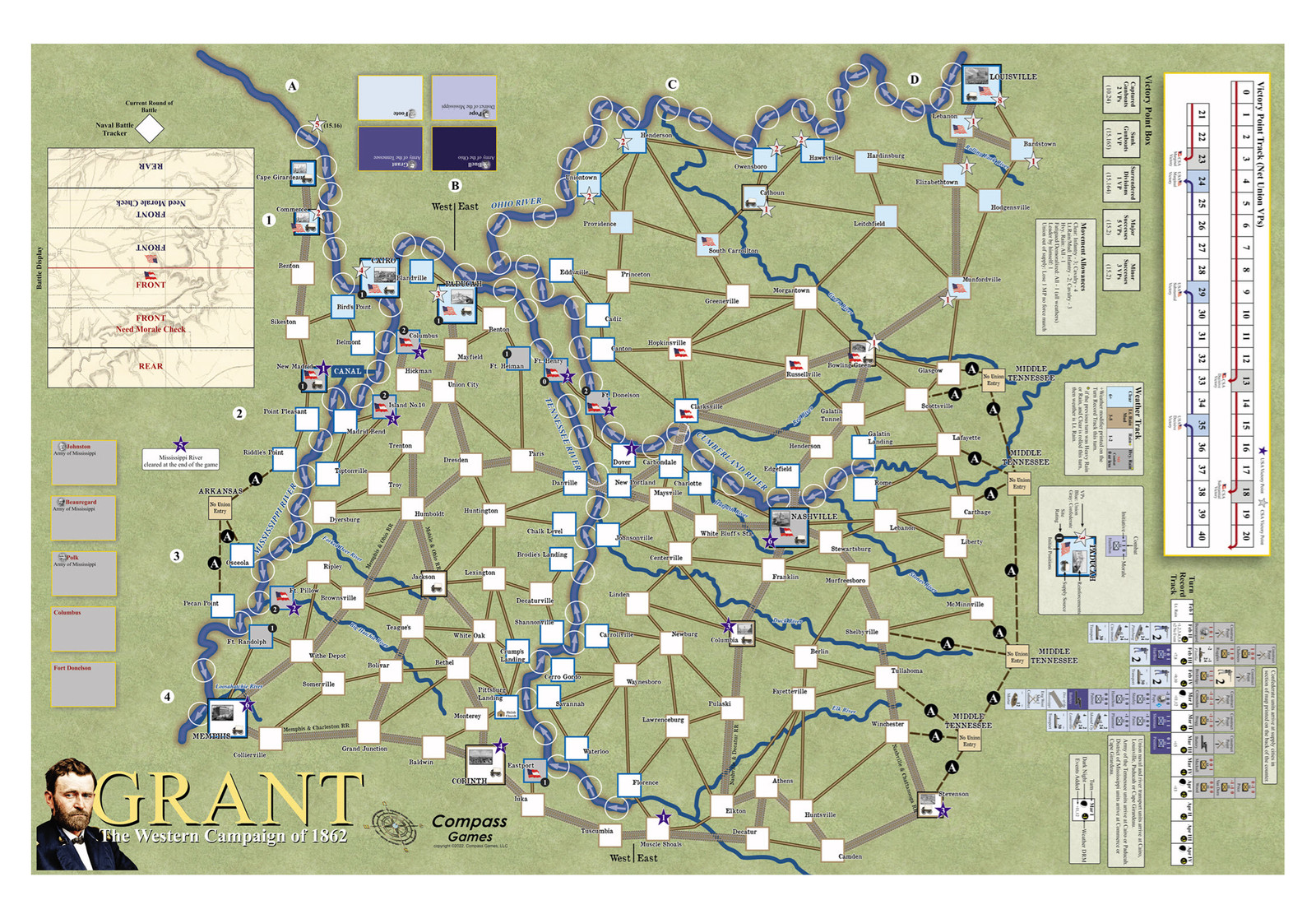 Compass Games Grant: The Western Campaign of 1862