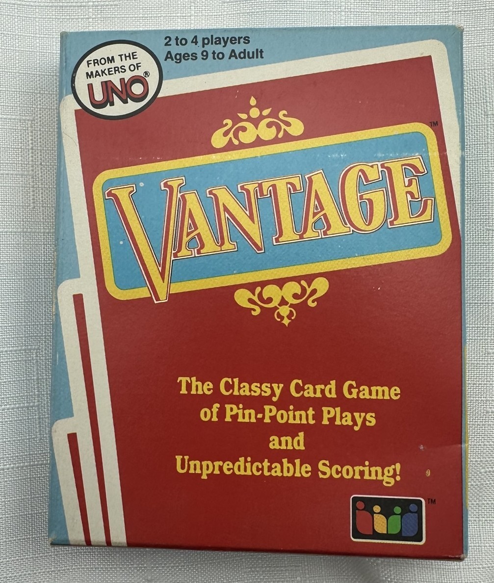 1985 Vantage Card Game by Uno Complete in Great Condition FREE SHIPPING