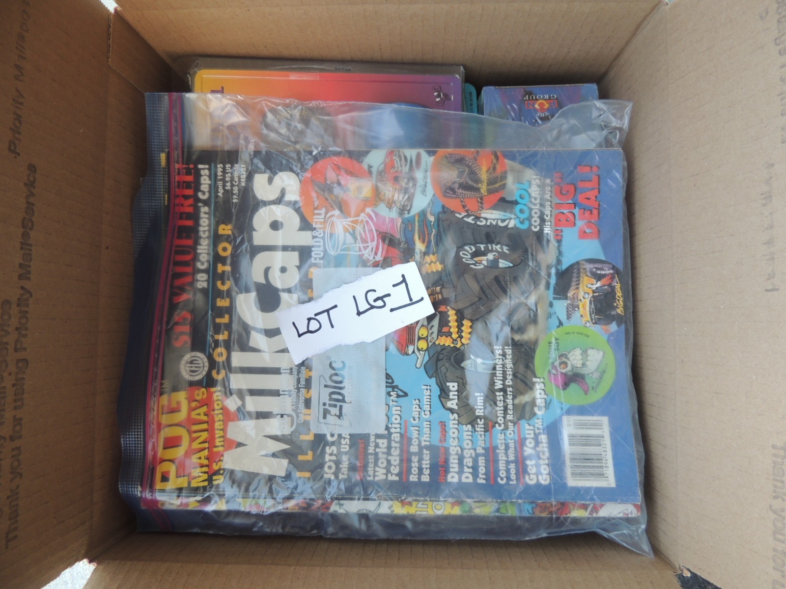POGS SLAMMERS HUGE LOT MAGAZINES UNOPENED PACKS POG HOLDERS VINTAGE 90’S C-PICS