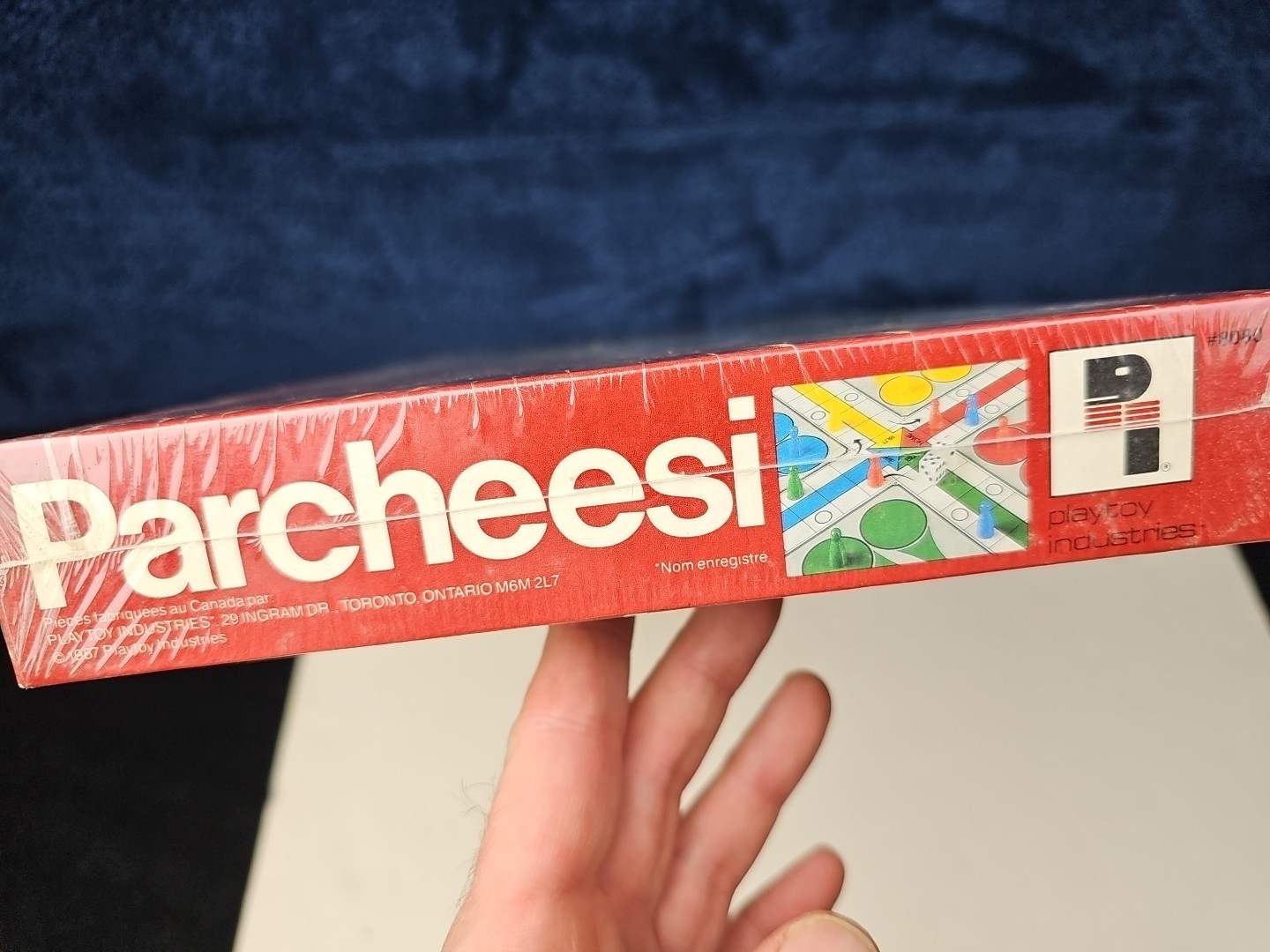 NICE Vintage Parcheesi Board Game 1987 New In Box Sealed NOS Playtoy