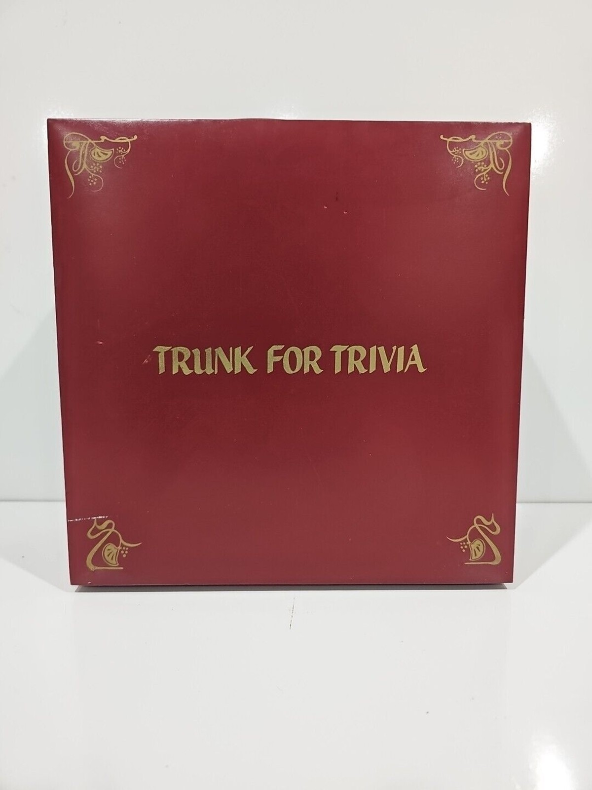 Vintage Cardinal TRUNK FOR TRIVIA CASE Storage Box & Two Trivial Pursuit Games