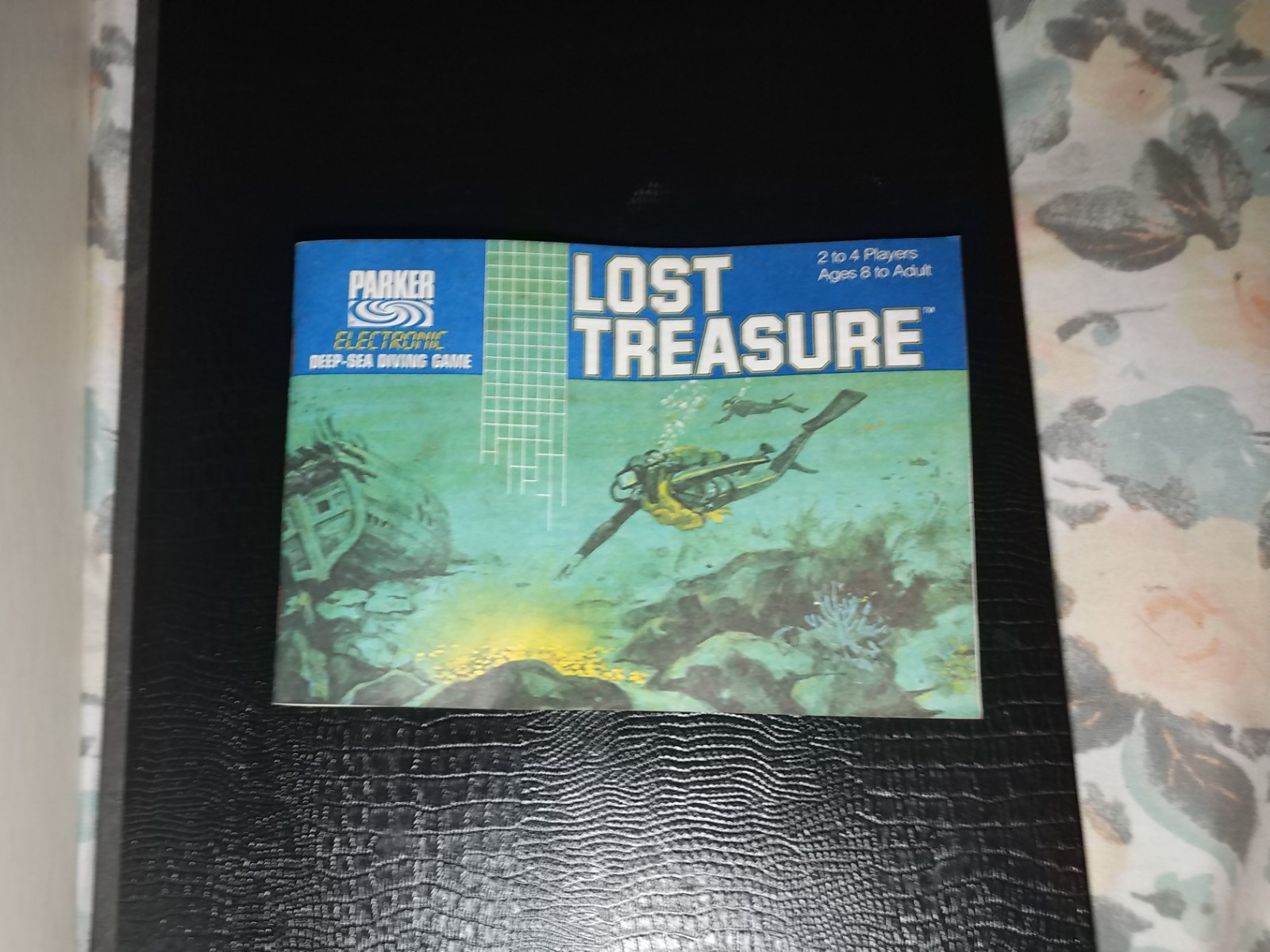 Vintage 1982 Lost Treasure Board Game Parkers Brothers Deep Sea Diving
