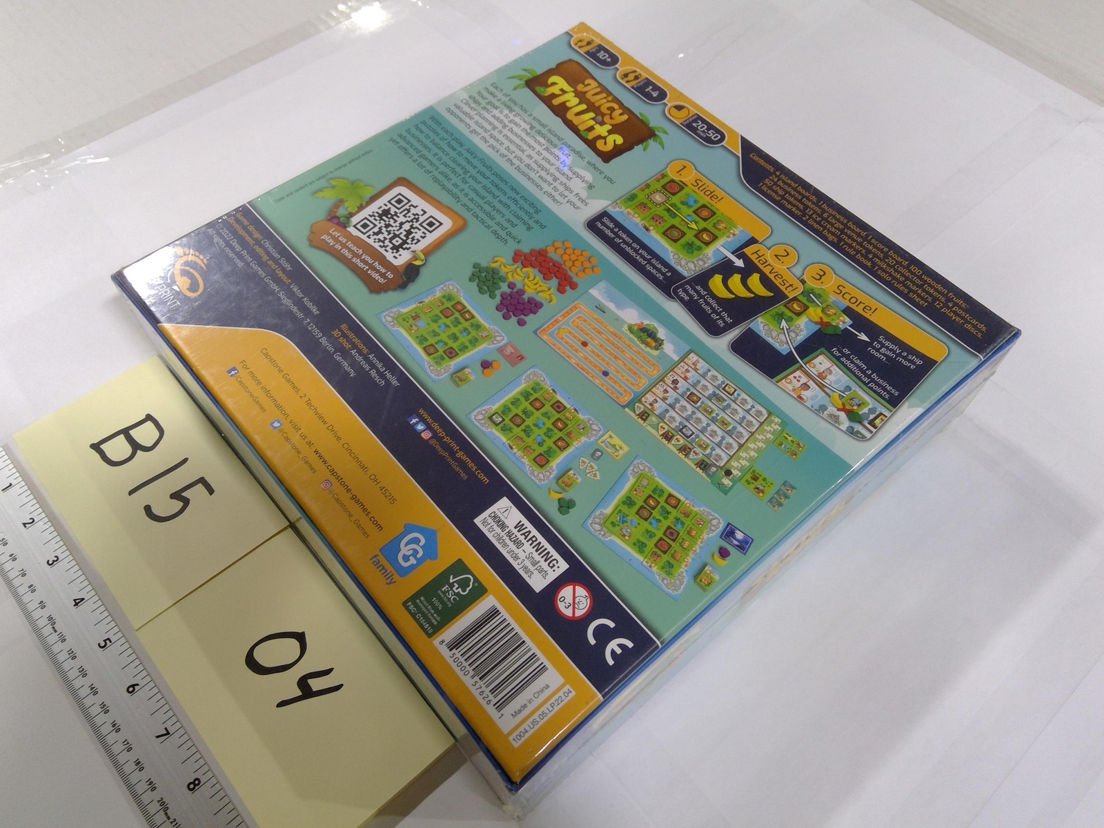 Capstone Games Juicy Fruits Strategy Board Game New Sealed Family 1-4 10+