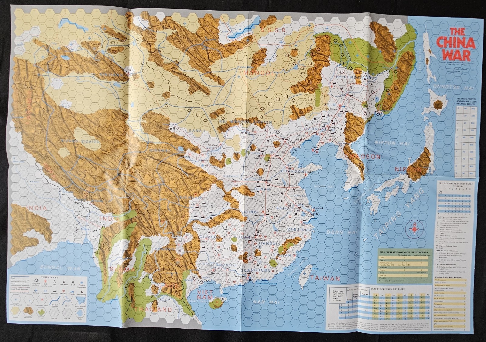 VTG Strategy & Tactics The China War Sino-Soviet Conflict 1980Issue#76 UNPUNCHED