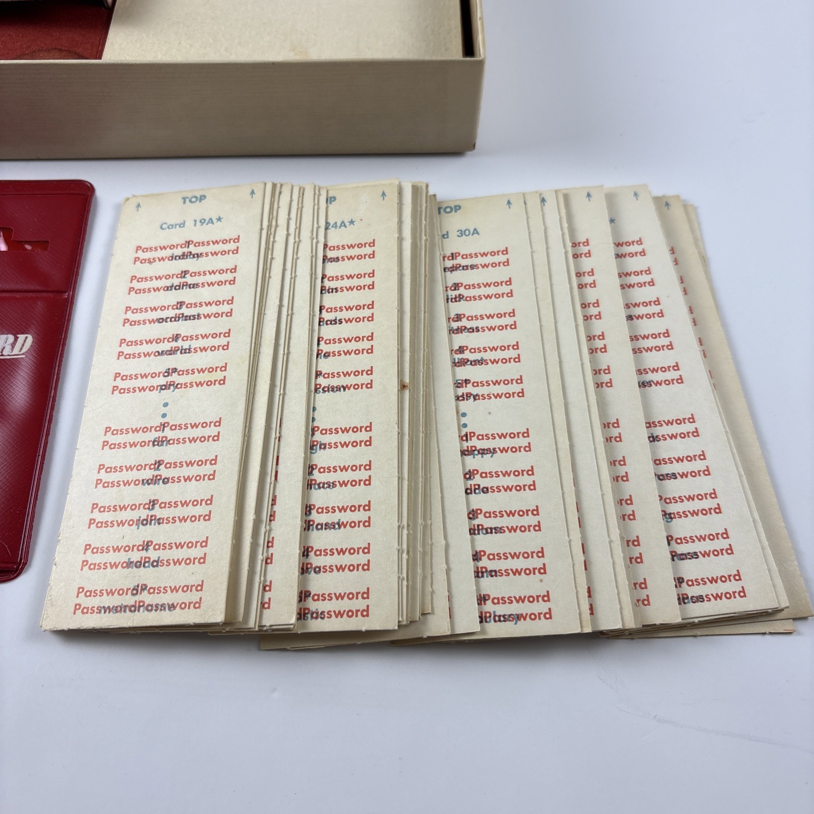 1963 Password Game 4260 Volume Three Milton Bradley Vintage Board Game Retro