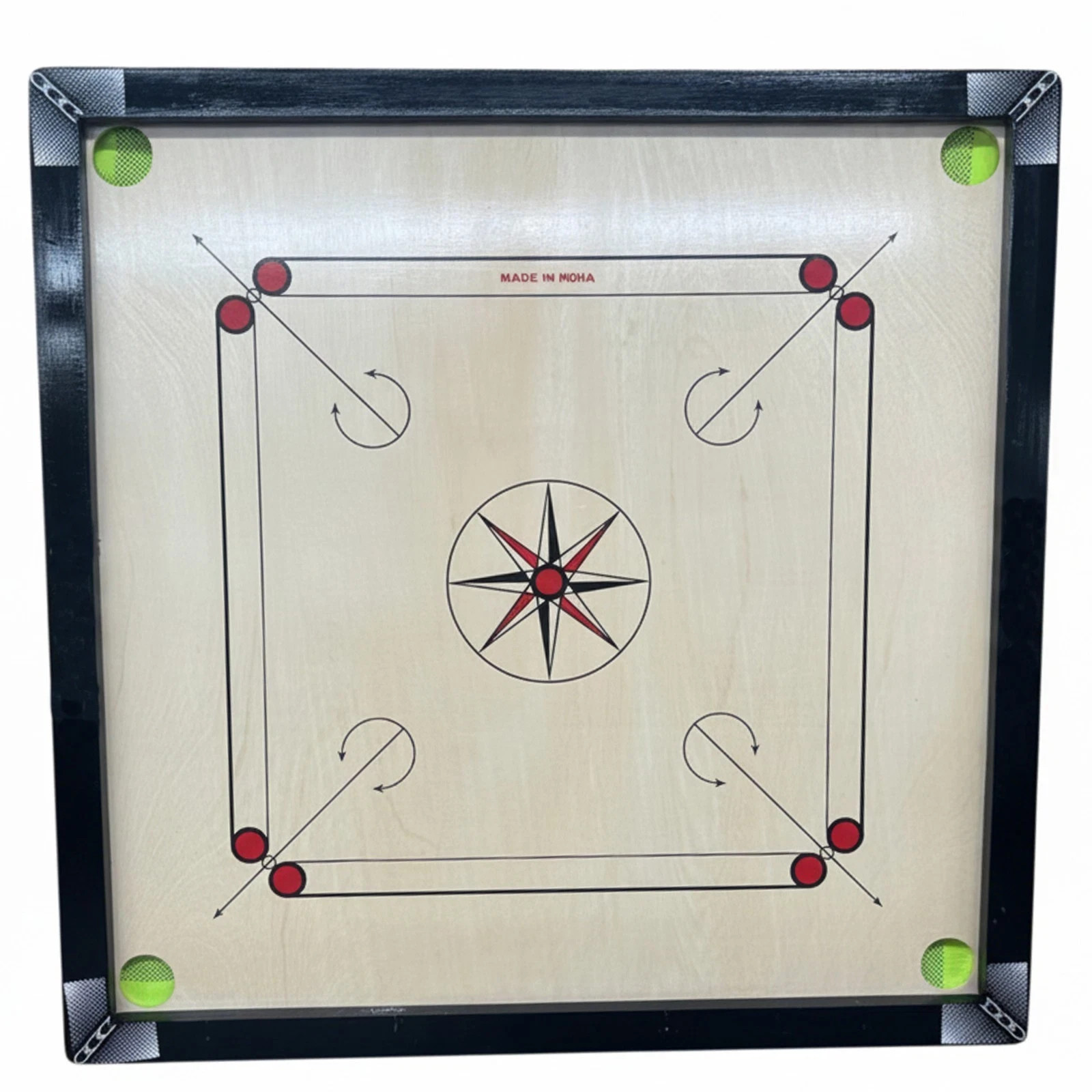 High-Quality Wooden Carrom Board with Polished Frame | Smooth Play Surface 36″