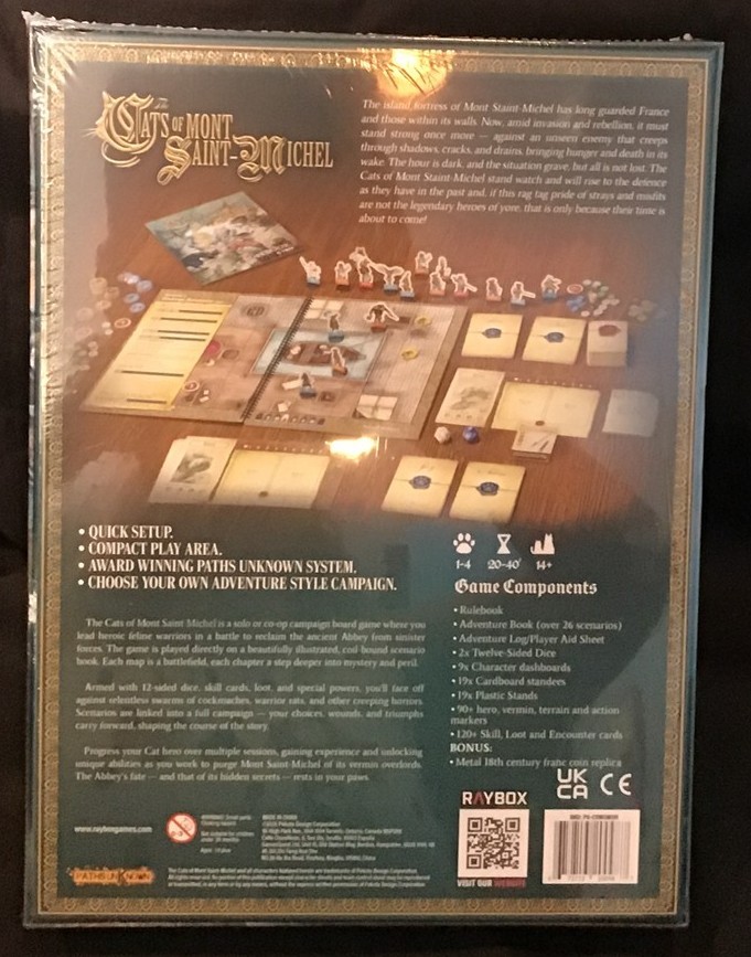 The Cats of Mont Saint-Michel ~ Raybox Games ~ New ~ OEJ