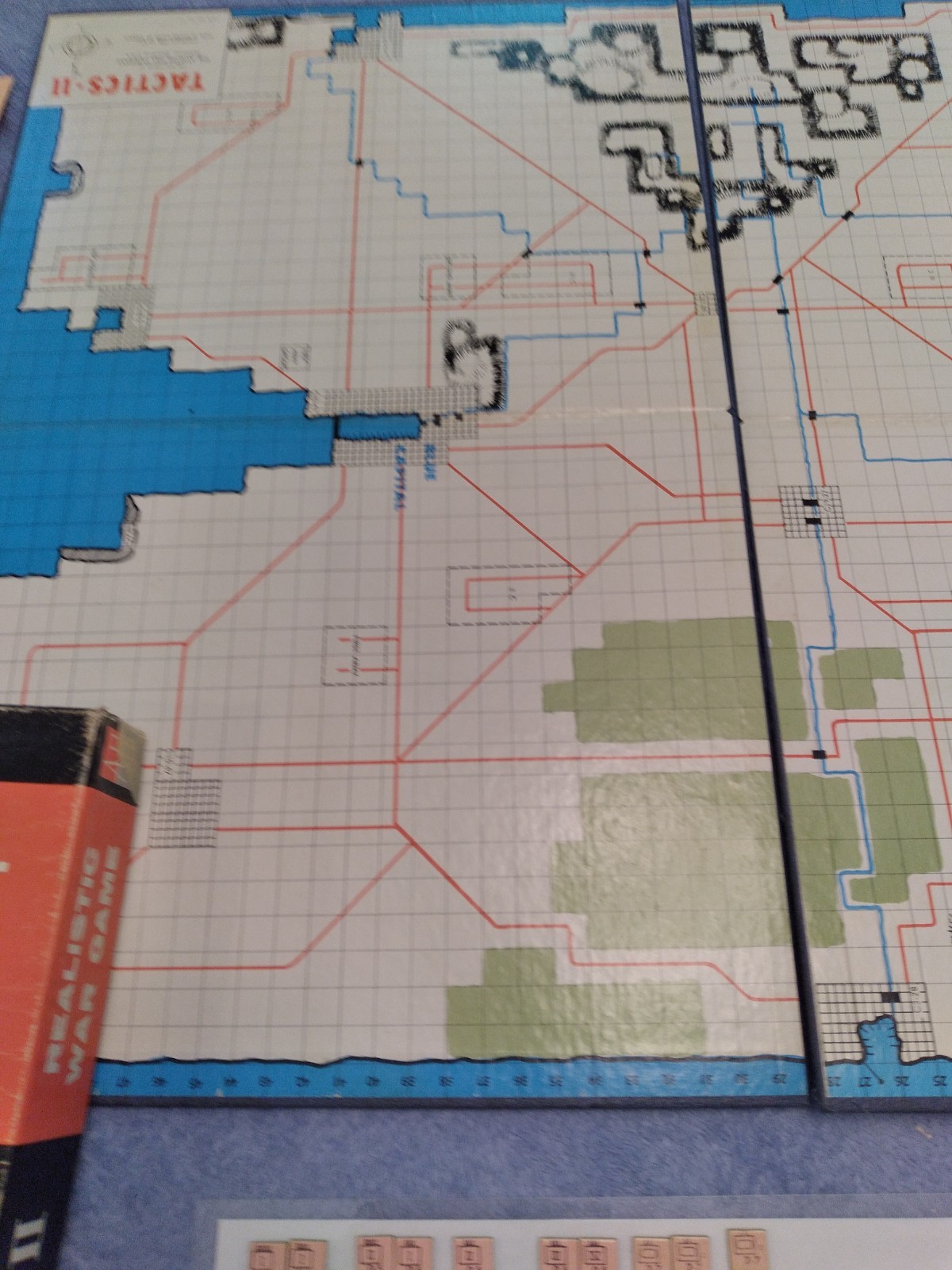 Vintage 1961 Avalon Hill Tactics II Realistic War Board Game All Original Rare