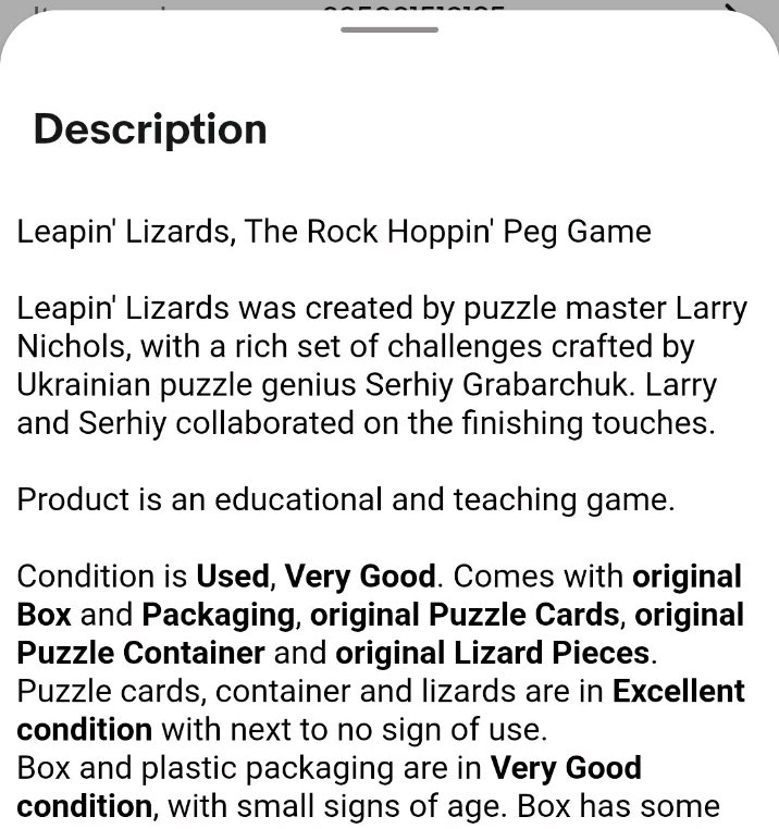 Vintage Binary Arts Leapin’ Lizards The Rock Hoppin’ Peg Game 2000 CIB RARE OOP