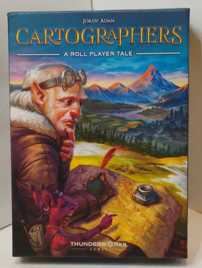 2019 Cartographers Jordy Adan A Roll Player Tale Board Game COMPLETE