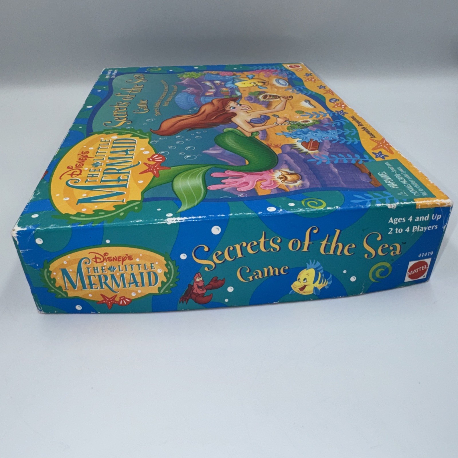 Disney’s The Little Mermaid Secrets Of The Sea Board Game VTG 1997 Complete!