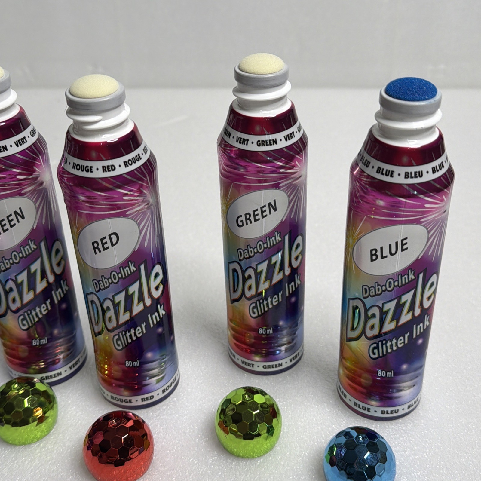Bingo Daubers- Dazzle Glitter 3oz- Set of 6 Daubers