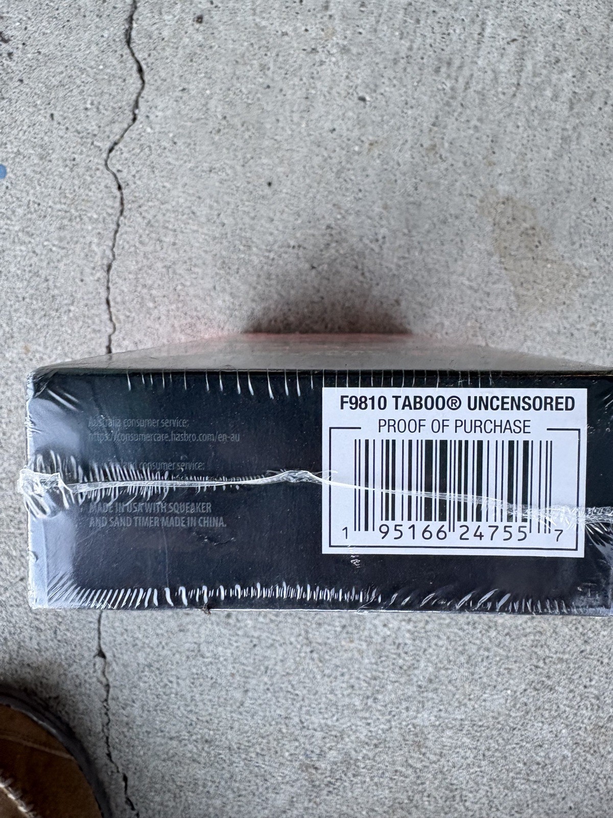 Taboo Uncensored Adult Party Board Game Sealed New 17+ Hasbro Unspeakable