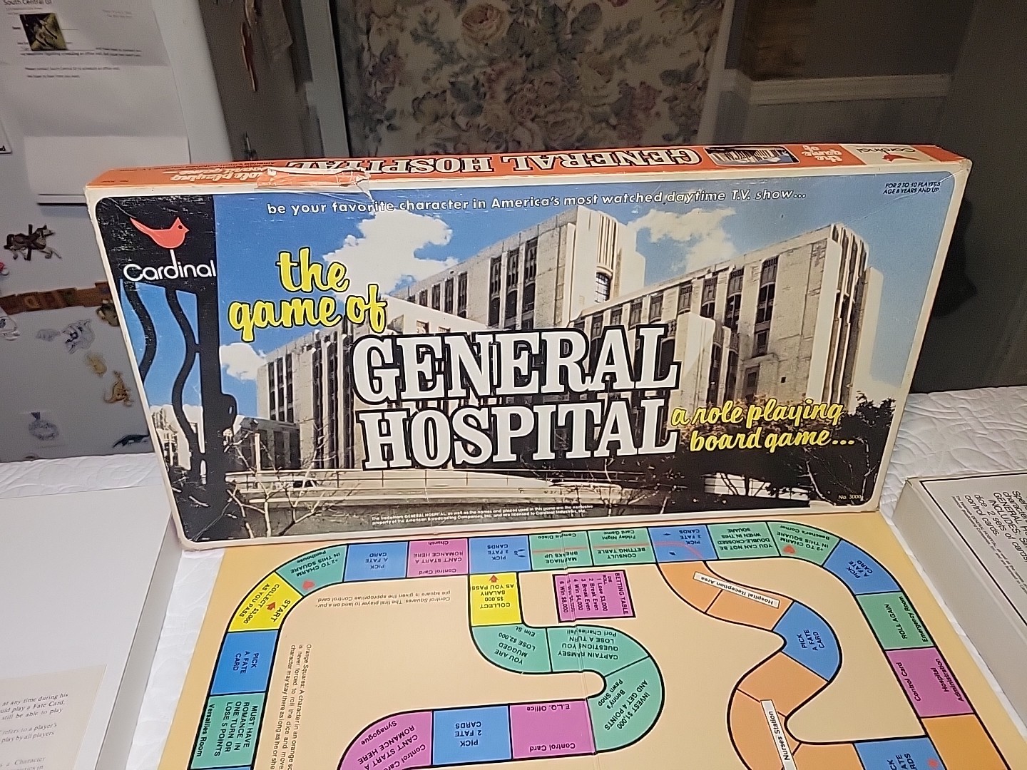 Cardinal General Hospital Role Playing Board Game Complete 2-10 Players Ages 8+