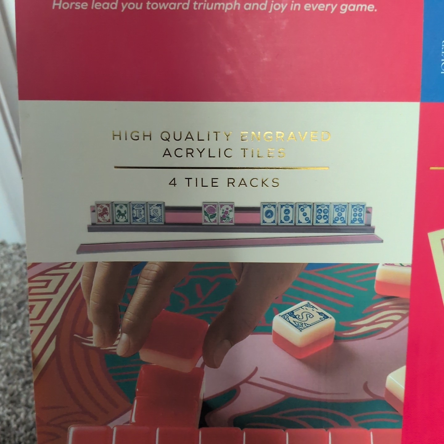 Deluxe Maison Lude Mahjong Horse Lunar Year Edition Starter Kit New