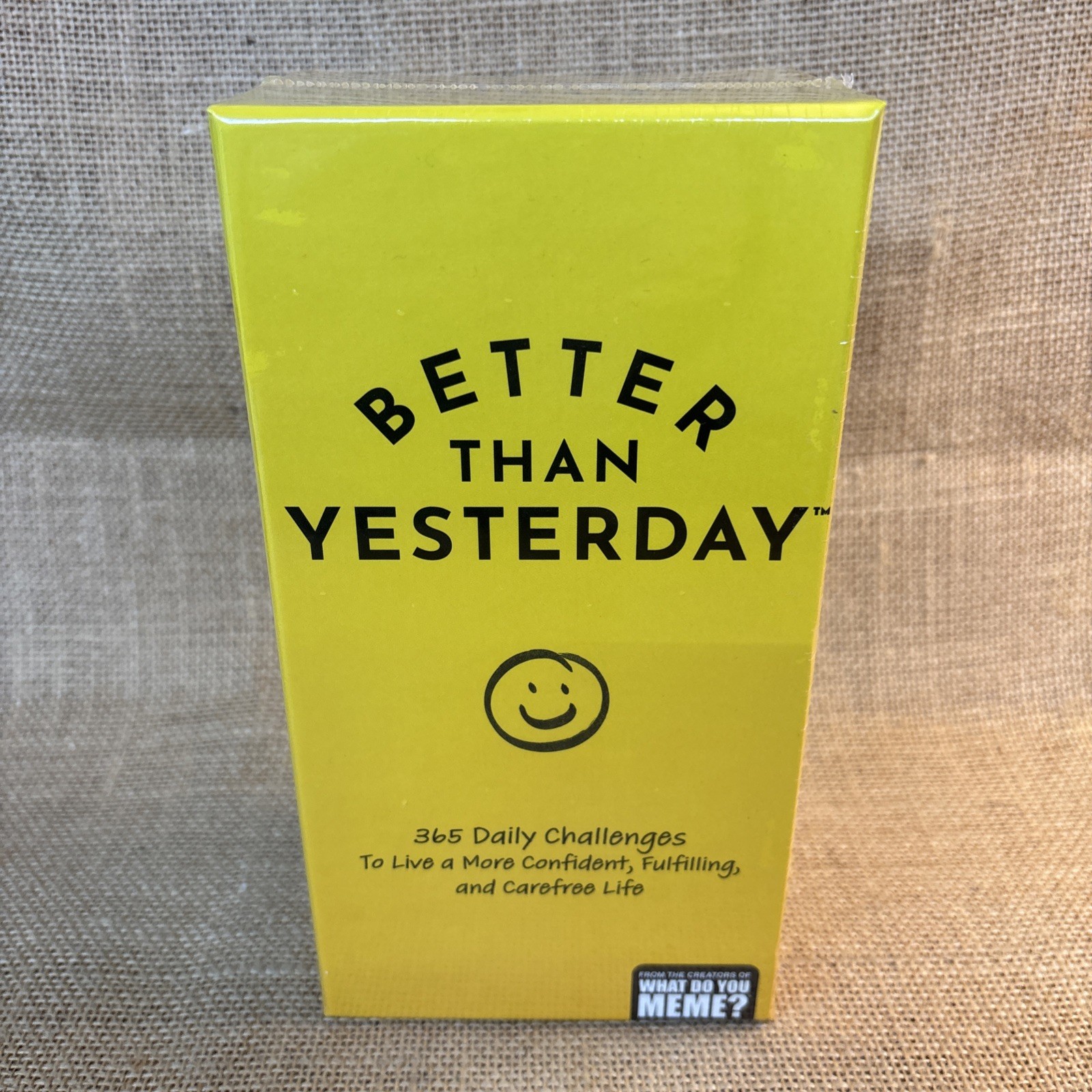 Better Than Yesterday 365 Daily Challenges Life Fullfilling Game NEW Sealed