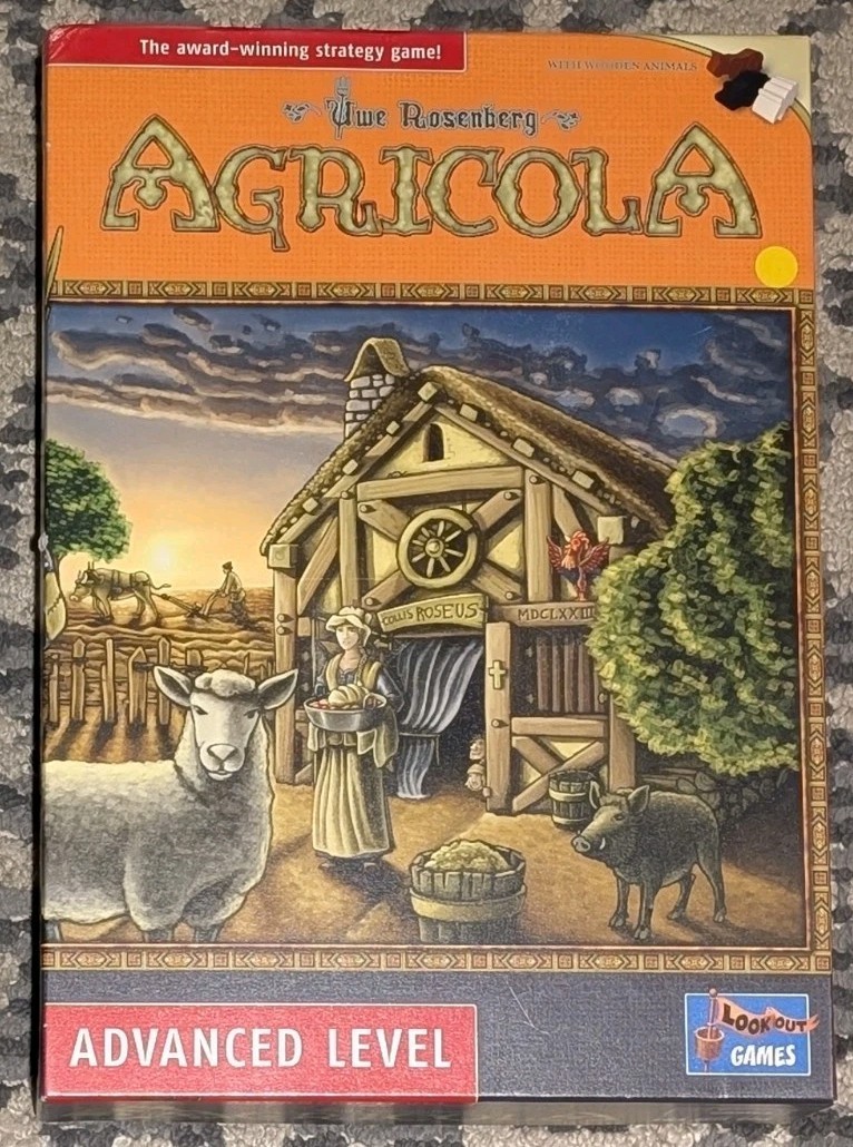 Agricola Board Game Advanced Level Open and Complete