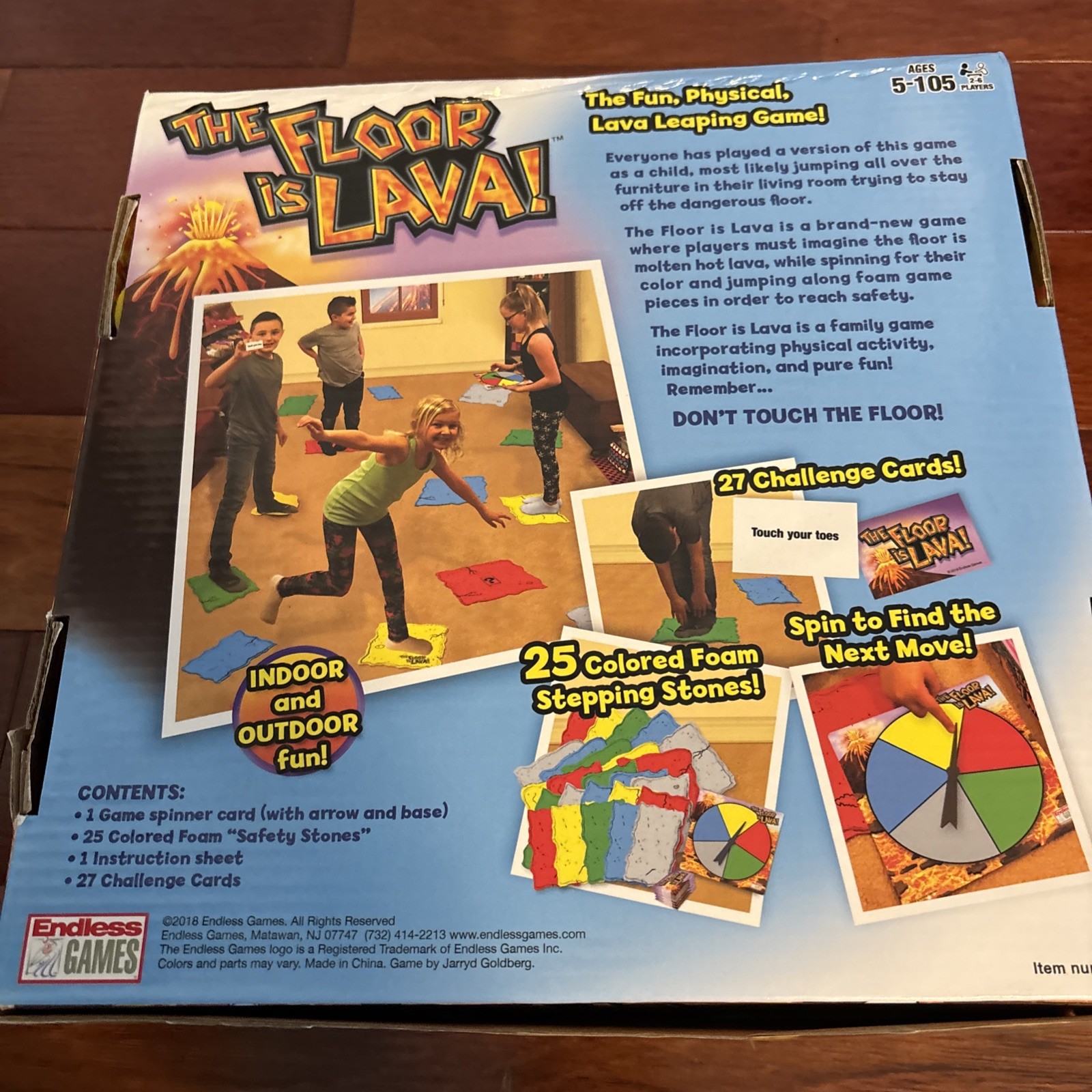 Endless Games The Floor is Lava Interactive Board Game