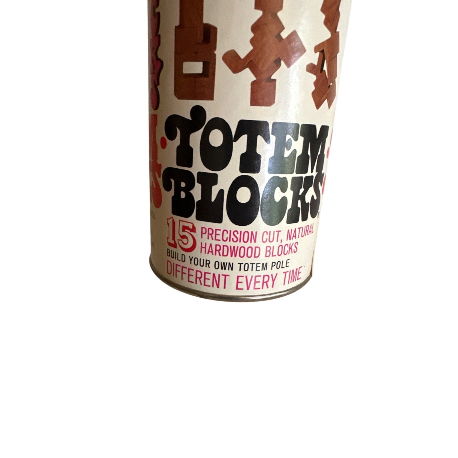 Totem Blocks Precision Cut Natural Hardwood 15-Piece Set