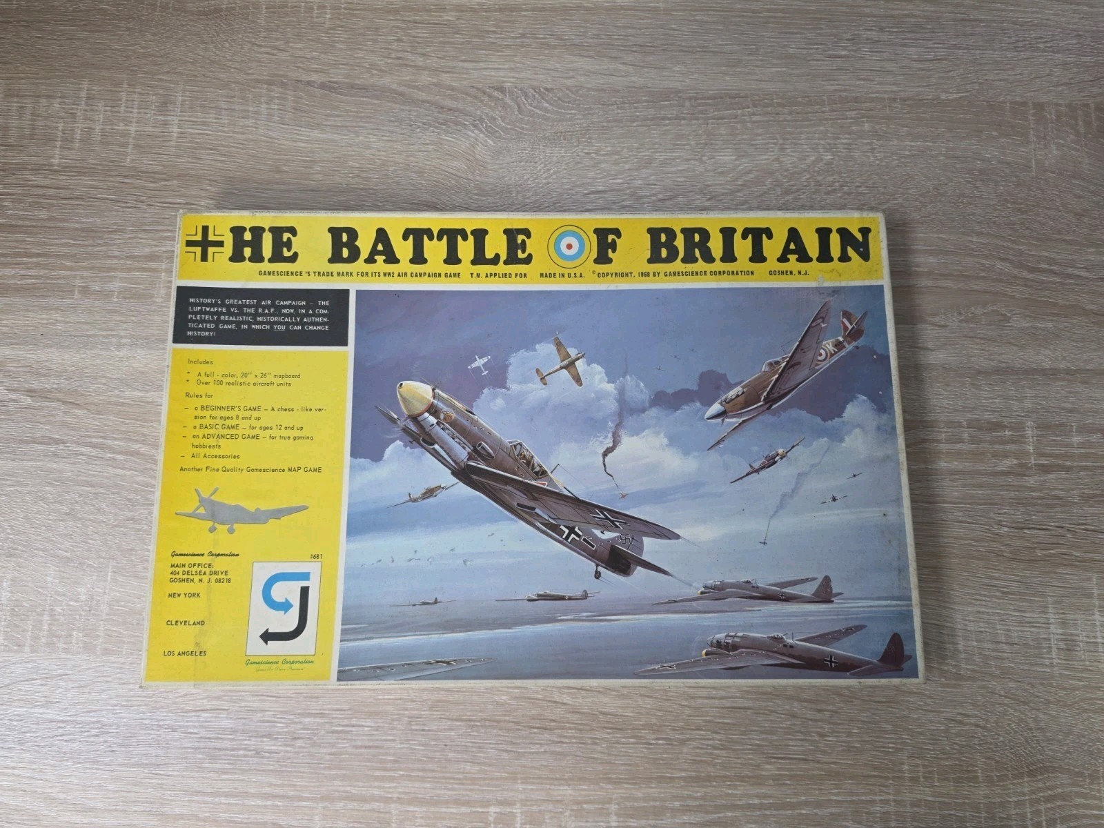 Vintage The Battle Of Britain Game 1968 History’s Greatest Air Campaign