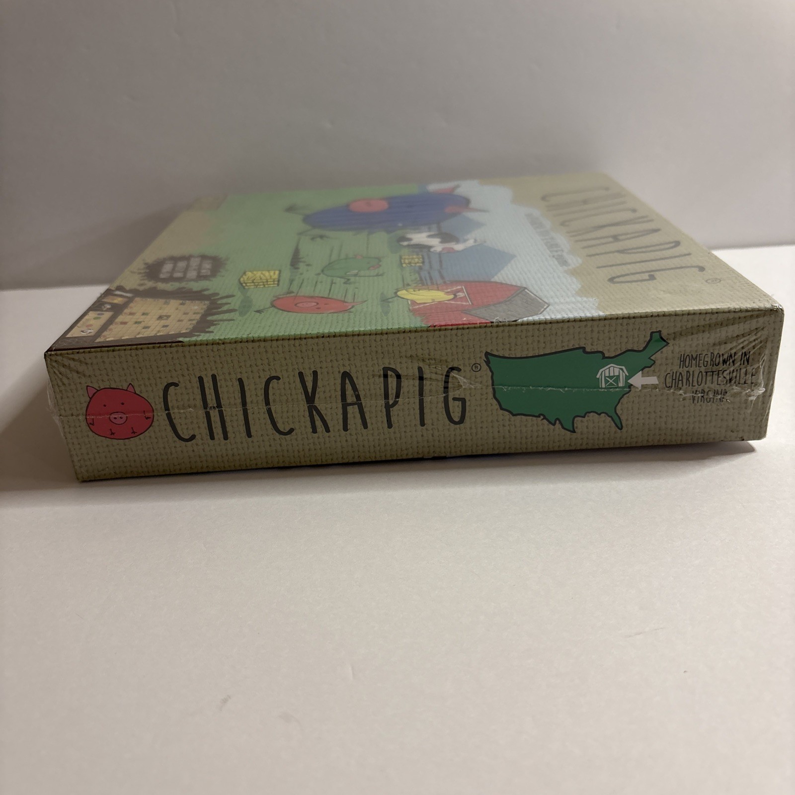 Chickapig Board Game, A Farm To Table Game From Buffalo Games, 2 or 4 Players 8+
