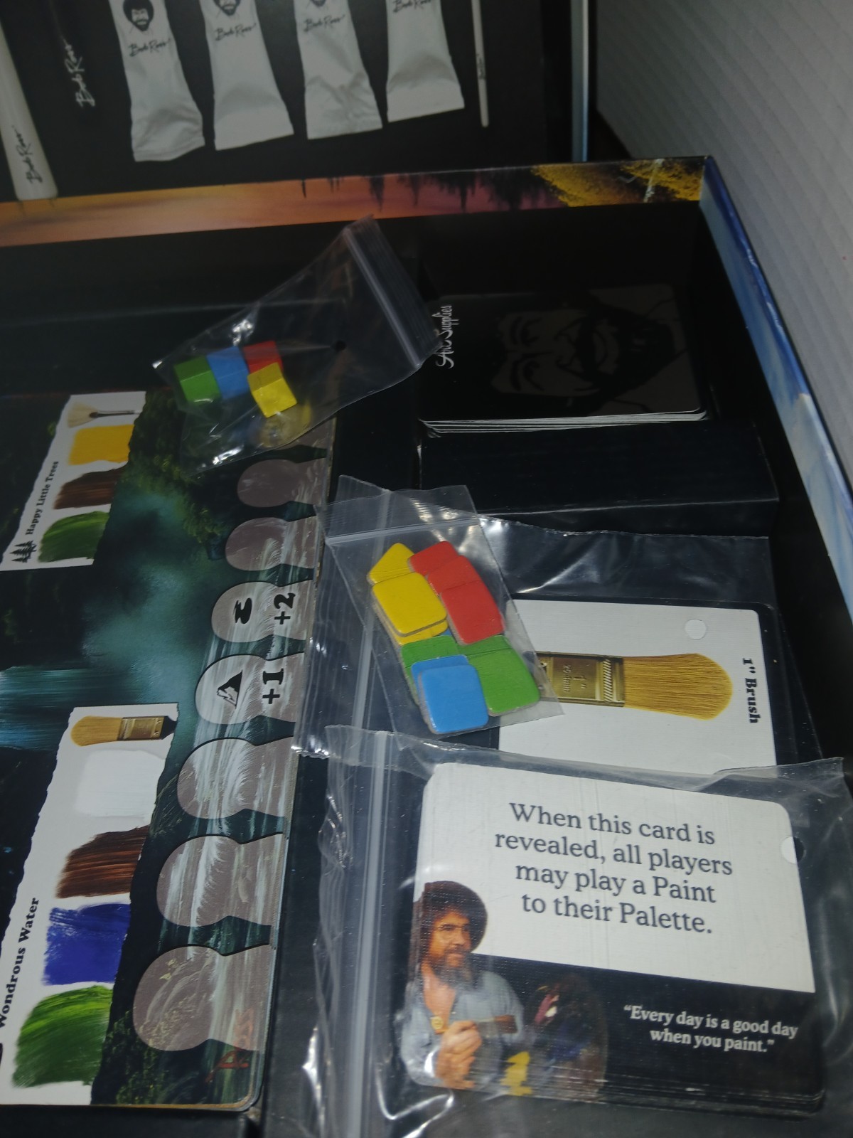 Big G Creative Chill with Bob Ross! Board Game Dice Game 2-4 Players 2017 Age12+