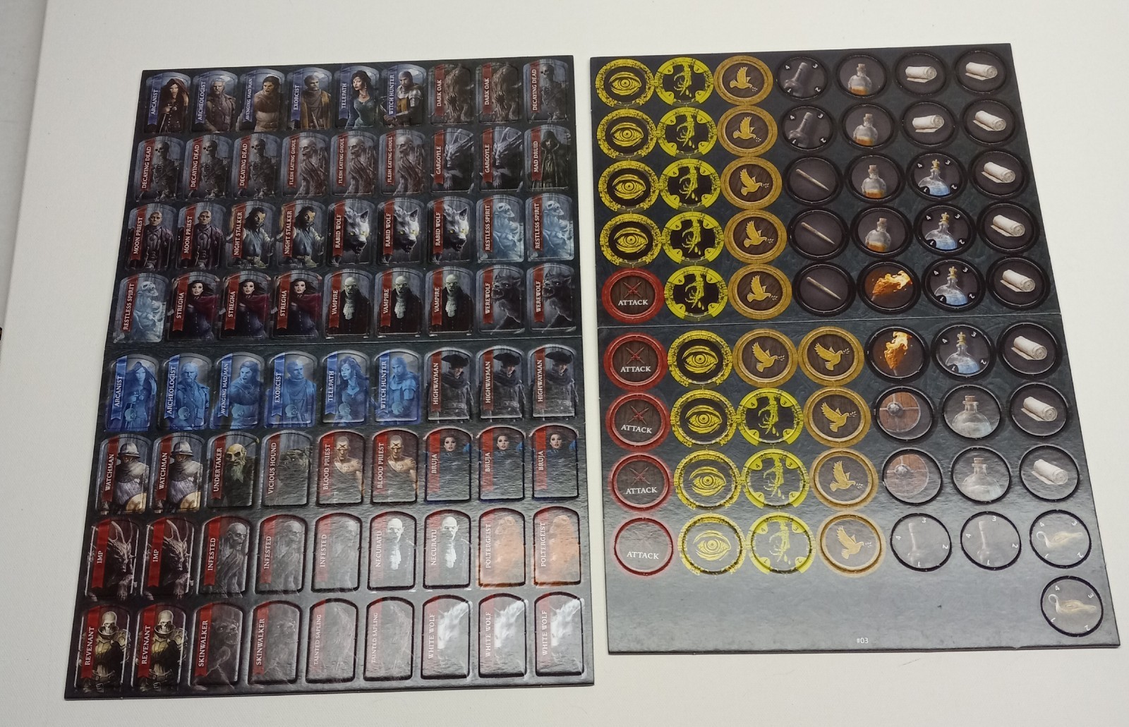 Folklore: The Affliction Second Edition Horror Fantasy Board Game