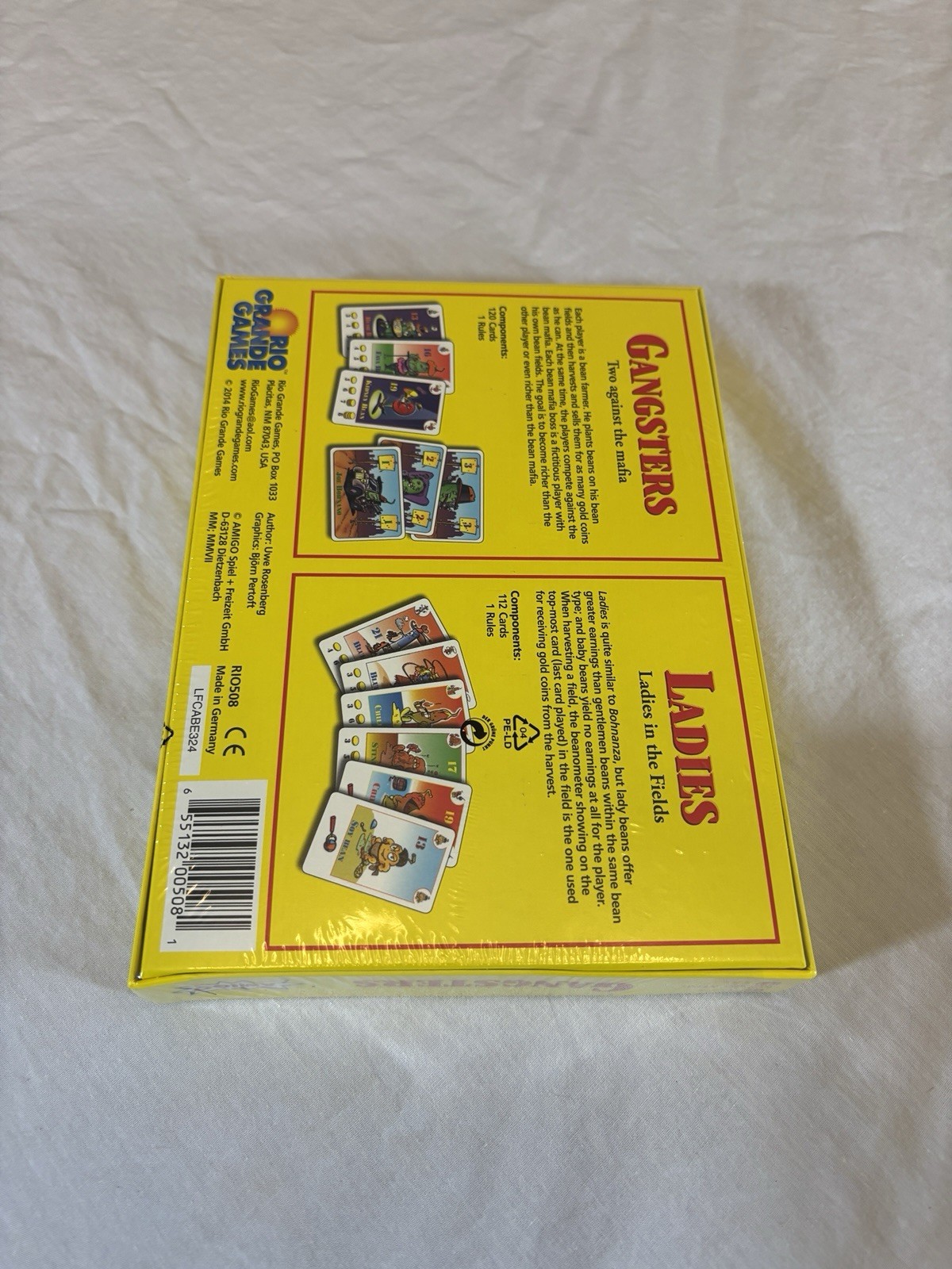 Bohnanza: Ladies and Gangsters Card Game Rio Grande Amigo, NEW & SEALED