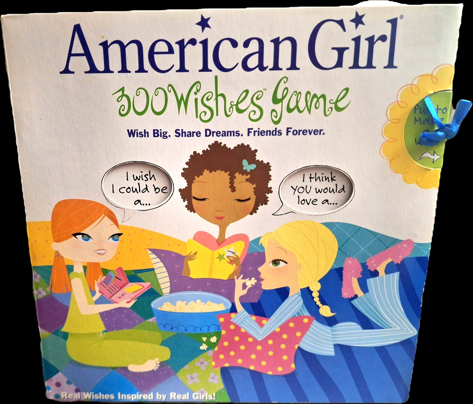American Girl Doll 300 Wishes Board Game Complete Diary Key Sleepover NEW