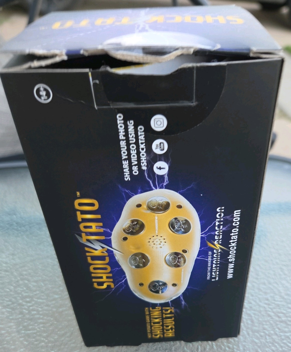 Shocktato Party Game by Lightning Reaction Shocking Hot Potato – NEW SEALED