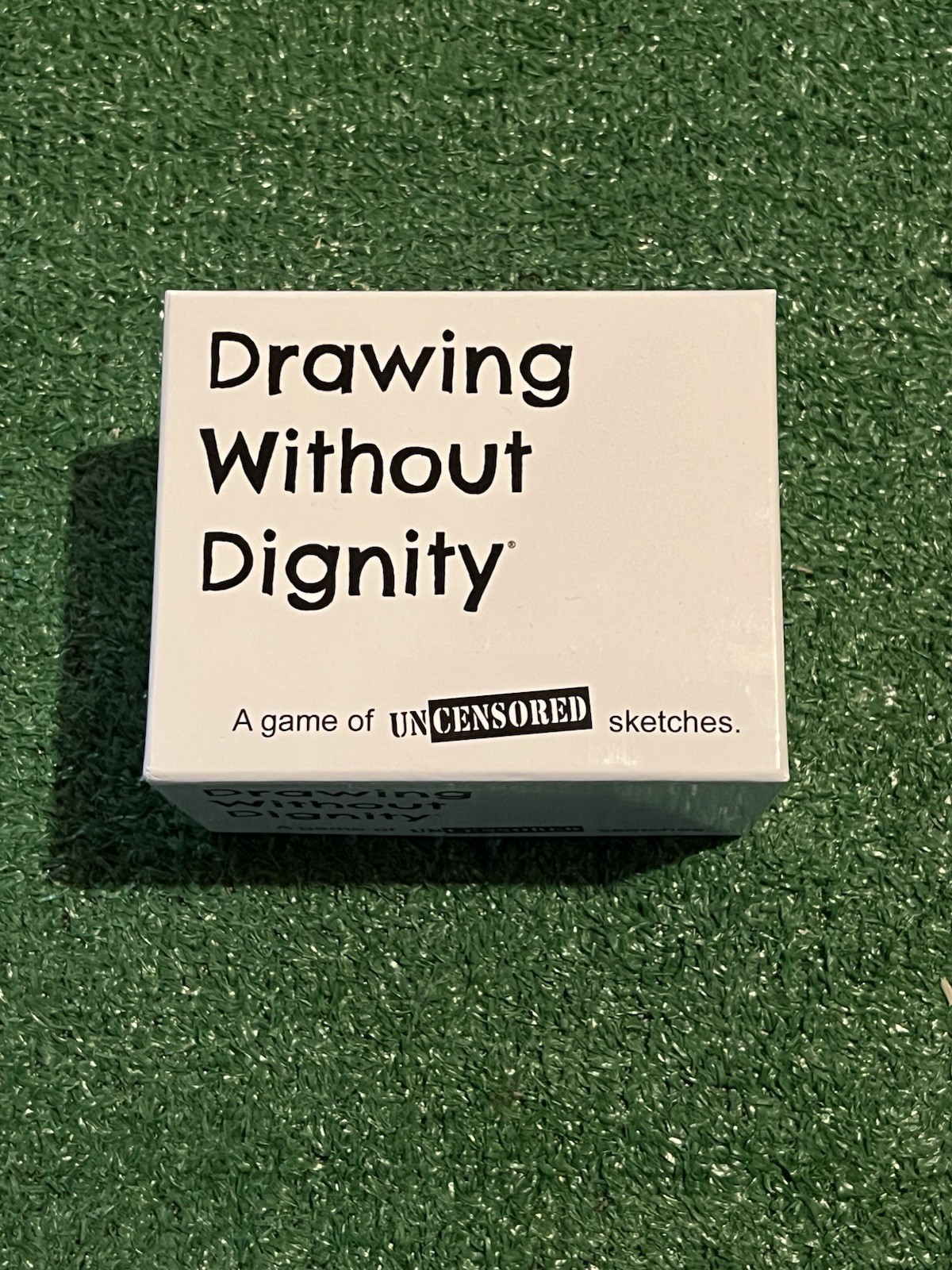 Drawing Without Dignity : A Game of Uncensored Sketches Adult Pictionary NEW