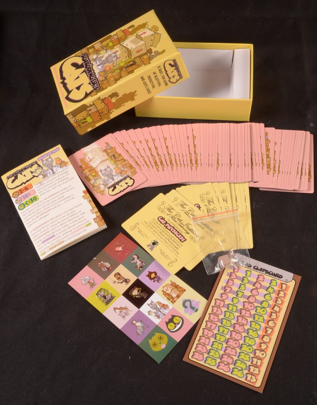 Card Games Schrodinger’s Cats Cantankerous Cats Strategy Ages 14+ 2-6