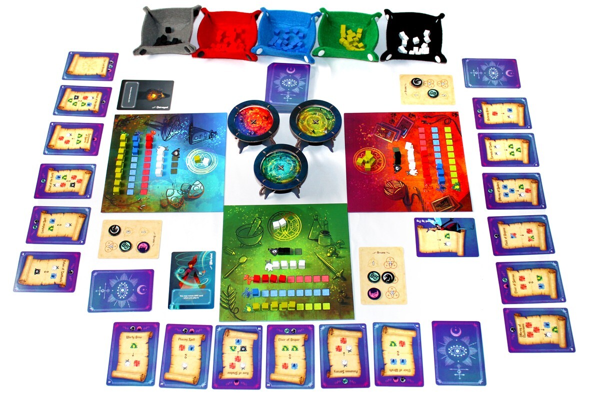 Whirling Witchcraft – AEG Board Game — BRAND NEW — FACRORY SEALED!!!
