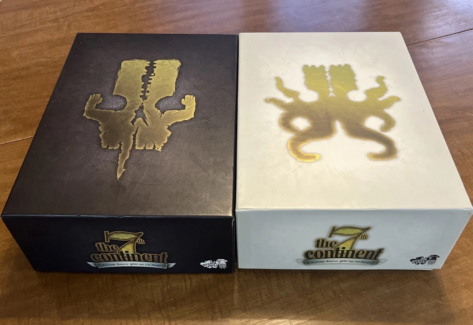 The 7th Continent Board Game Bundle What Goes Up Expansion Journal Minis Dice