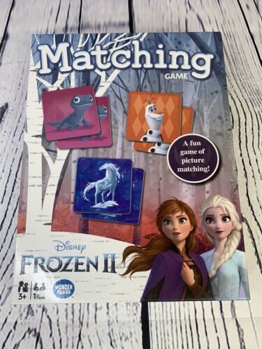 DISNEY FROZEN II Memory Match Game 72 Cards Kids ELSA ANNA OLAF Educational