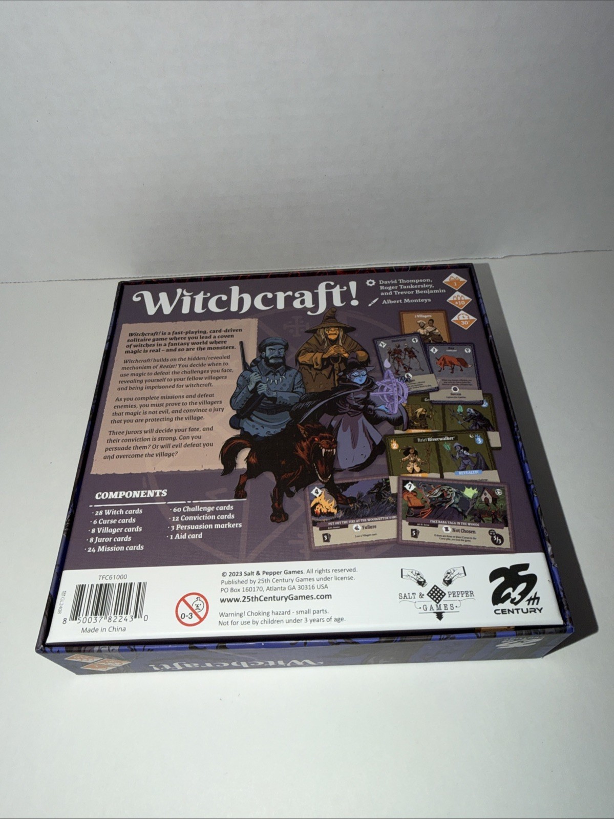 Salt & Pepper Games Witchcraft! Fantasy Solo Card Game
