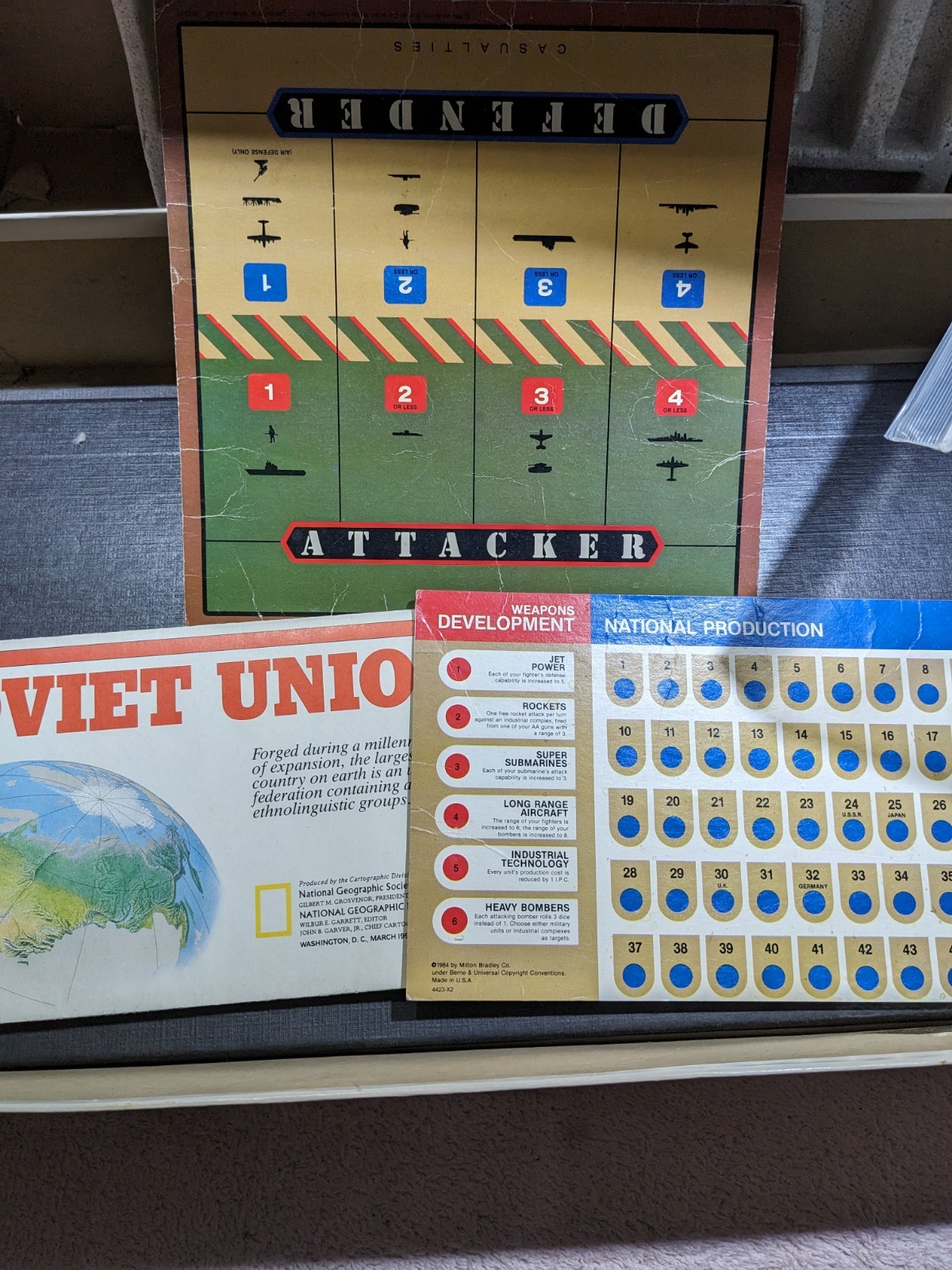 Milton Bradley Fortress America Board Game Vintage 1986 Gamemaster – AS/IS LOOK