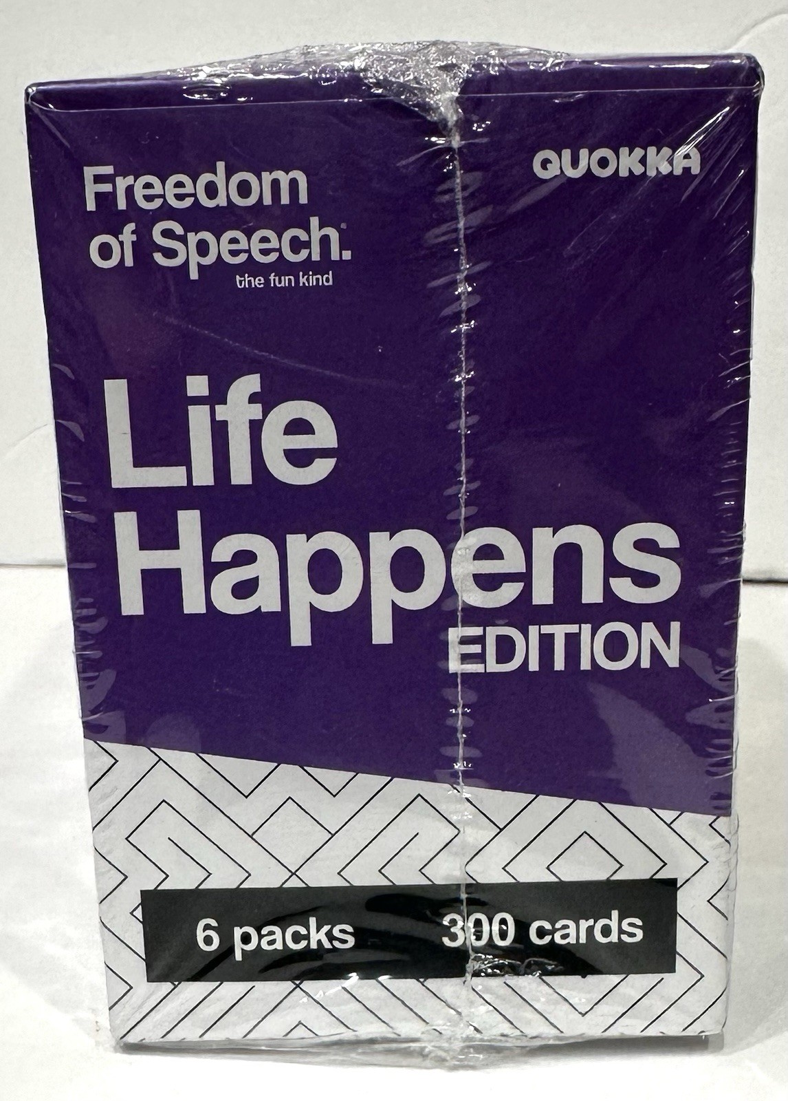 Freedom of Speech Card Board Game Life Happens Edition Fast-Paced QUOKKA, NEW